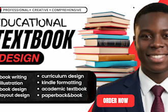 design format professional educational textbook workbook and course book