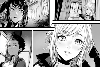 make custom manga comic covers and pages