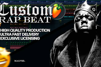 produce a custom and exclusive rap beat