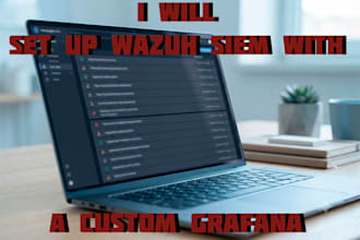 set up wazuh siem with a custom grafana dashboard
