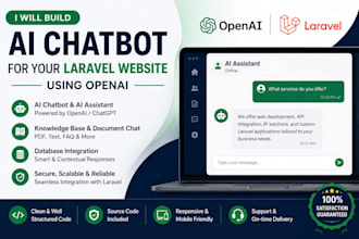 build an ai chatbot or ai assistant for your laravel website using openai