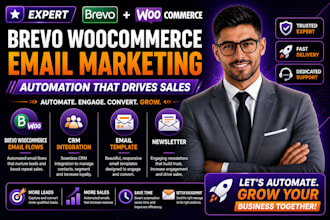 setup brevo woocommerce email flows, crm integration, email template, newsletter