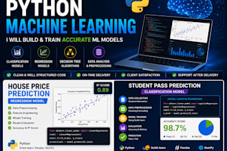 build and train python machine learning models