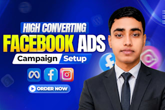 set up and manage high converting facebook ads as a meta ads specialist