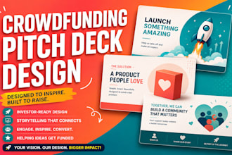 design your kickstarter crowdfunding pitch deck