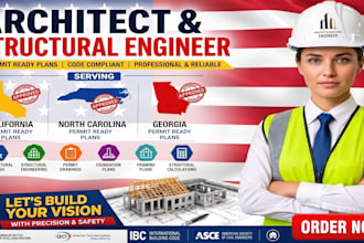 architect and structural engineer for california, north carolina, georgia USA ny