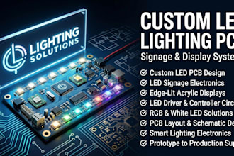 create custom led lighting pcb for signage and display systems