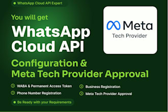 meta tech provider approval, whatsapp cloud api and business registration