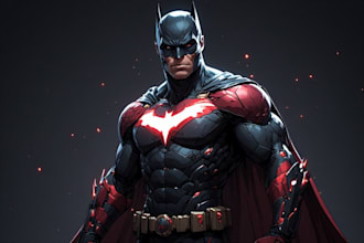 draw you as superhero handmade original art