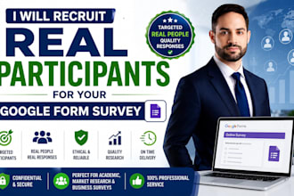 recruit real participants for your google form survey