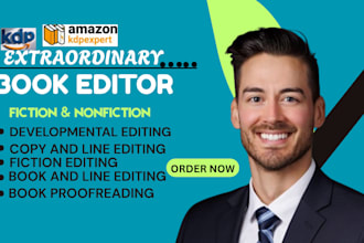expertly developmental and line edit your fiction manuscript