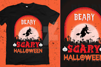 draw custom retro vintage comic illustration horror comic arts tshirt art design
