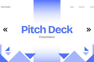 design an investor pitchdeck powerpoint presentation business startup pitch deck