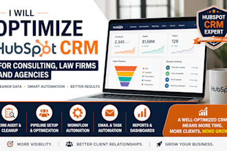 optimize hubspot CRM for law firms consulting and agencies