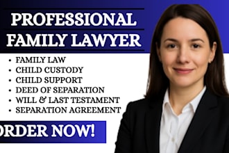 draft UK separation child agreement cohabitation deed divorce family documents