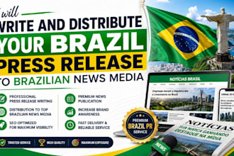 write and distribute your brazil press release to top brazilian news media