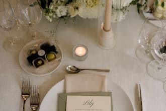 write individual personalised notes or poems for your guests