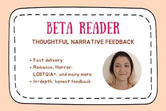beta read your story with thoughtful narrative feedback