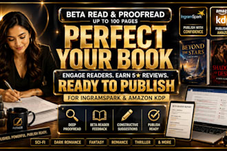 beta read dark romance novel, scifi novel paperback formatting for ingramspark