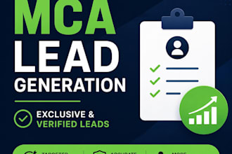 generate exclusive mca business loan leads