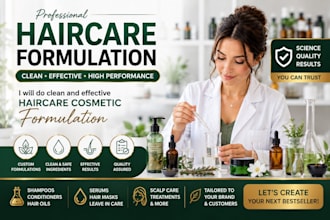 do clean and effective haircare cosmetic formulation