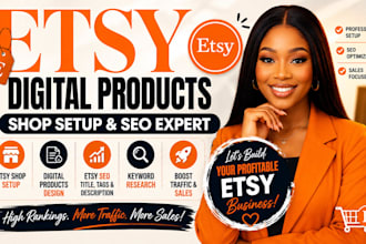 create etsy digital products, etsy shop set up, etsy digital products