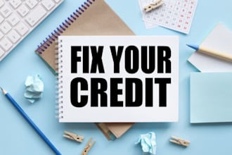 fix credit repair, remove inquiries, charge off, credit score,collection in 24h