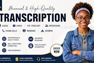 transcribe your audio, video, podcast, webinar, youtube video transcription