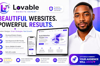 lovable dev expert, custom ai websites, business website designer