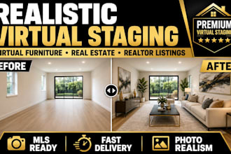 do realistic virtual staging virtual furniture for property managers realtors