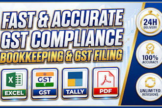 do tally prime bookkeeping accounting and gst entries professionally