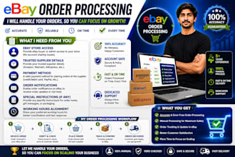 handle ebay dropshipping order processing and customer service