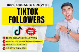 do targeted tiktok marketing and organic promotion for follower growth