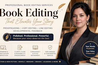 edit, proofread, format, and polish your book for amazon KDP