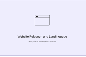 website relaunch und landingpage