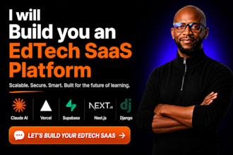 build your edtech saas full stack platform with nextjs supabase claude code