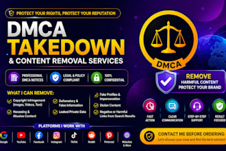 takedown remove harassing defamatory facebook instagram tiktok youtube reddit