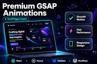 create interactive gsap animation threejs webflow webgl spline for your website