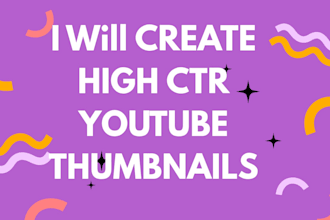 design eye catching 3d youtube thumbnails for you