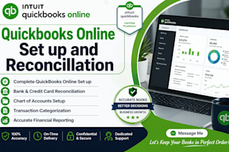 quickbooks online setup and bank reconciliation