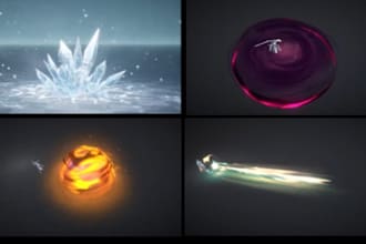 high quality cinematic vfx, particle systems, visual effects, game vfx in ue5