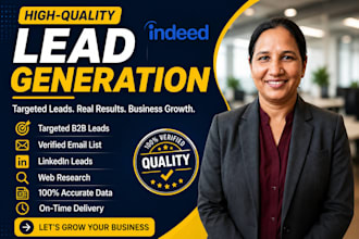 do b2b lead generation and verified email list building