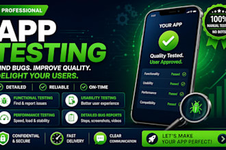provide reliable mobile app testing with 20 active tester
