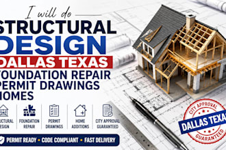 do structural design dallas texas foundation repair permit drawings homes