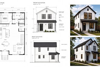 do USA city permit adu floor plan site plan for home addition, deck and garage
