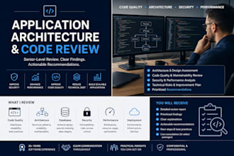 perform a senior application architecture and code review