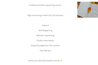 write seofriendly product descriptions for your online store