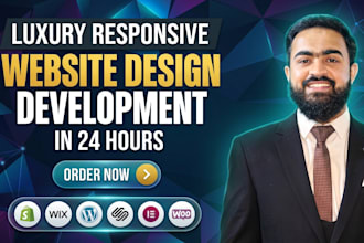build luxury website design and website development