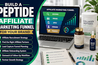 build a peptide affiliate marketing funnel for your brand