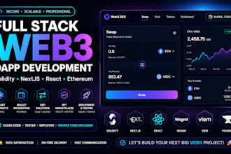build a complete web3 dapp with solidity smart contracts and nextjs